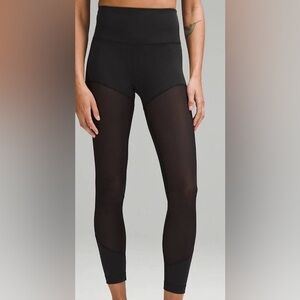 Women's Black Sheer Leggings